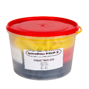 PAKIET MIX 250 PODKŁADEK POZIOMUJĄCYCH U