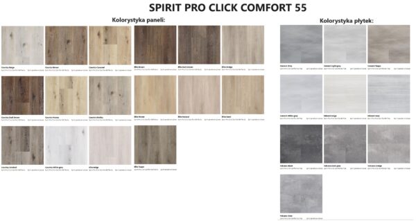 kolorystyka-spirit-pro-click-comfort-55 kolorystyka-spirit-pro-click-comfort-55